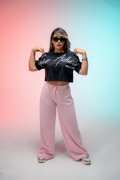 GA SIGNATURE CROP - BLACK